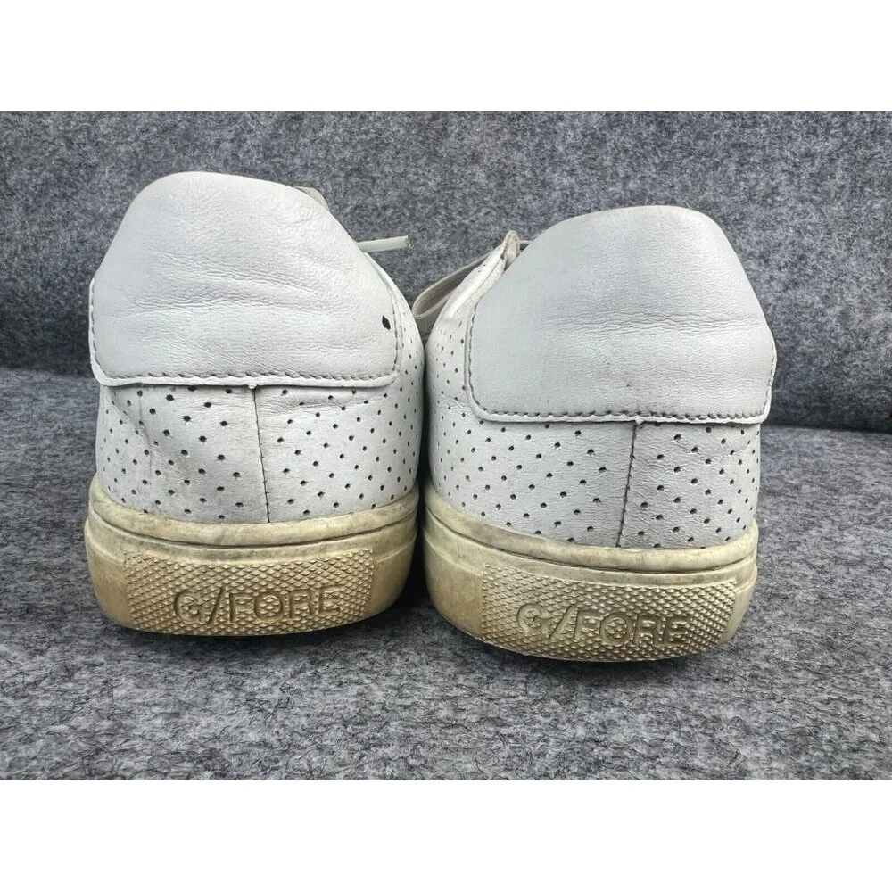 G/Fore Durf Golf Shoes Women's‎ 11 White Perforated Leather Low Top Casual G4